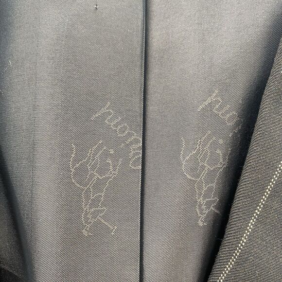 BRIONI Neiman MarcusTraiano Blazer Mens Brown 46L Gold Striped Jacket Wool‎ Coat - Picture 4 of 16